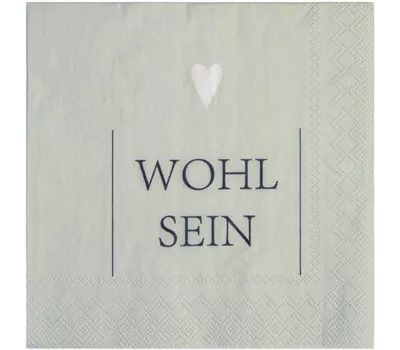 DINING Cocktailserviette, Wohlsein