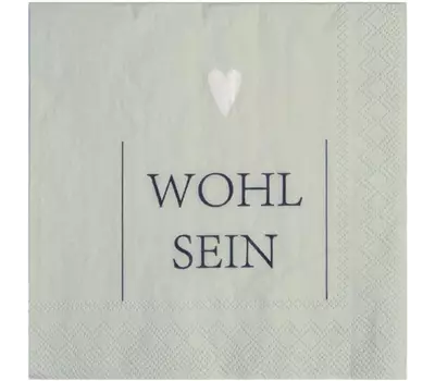 DINING Cocktailserviette, Wohlsein