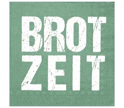 DINING Serviette, Brotzeit, grün