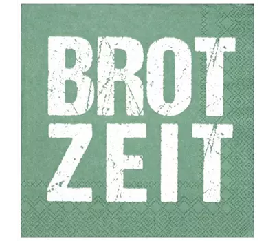 DINING Serviette, Brotzeit, grün