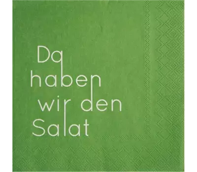 DINING Serviette, Da haben wir den ...