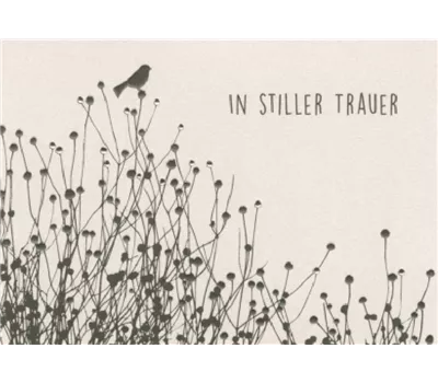 In stiller Trauer (Vogel) In stiller Trauer (Vogel)