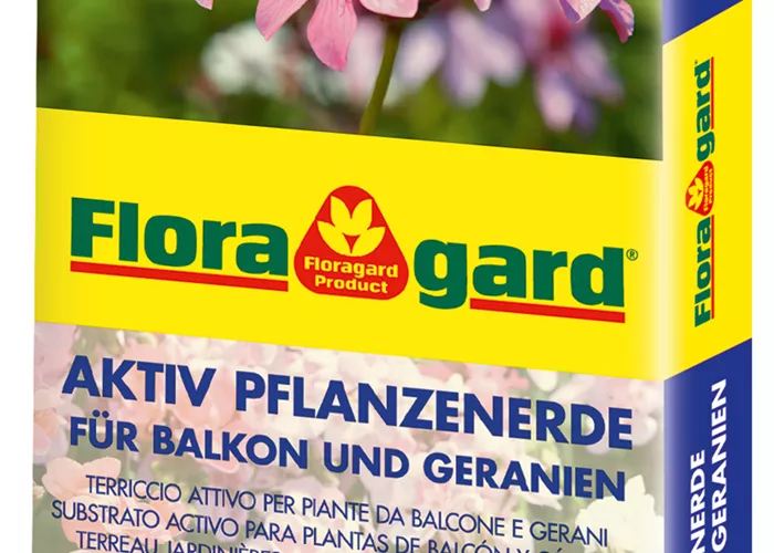 Floragard Aktiv Pflanzenerde für Balkon und Geranien Floragard Aktiv Pflanzenerde für Balkon und Geranien