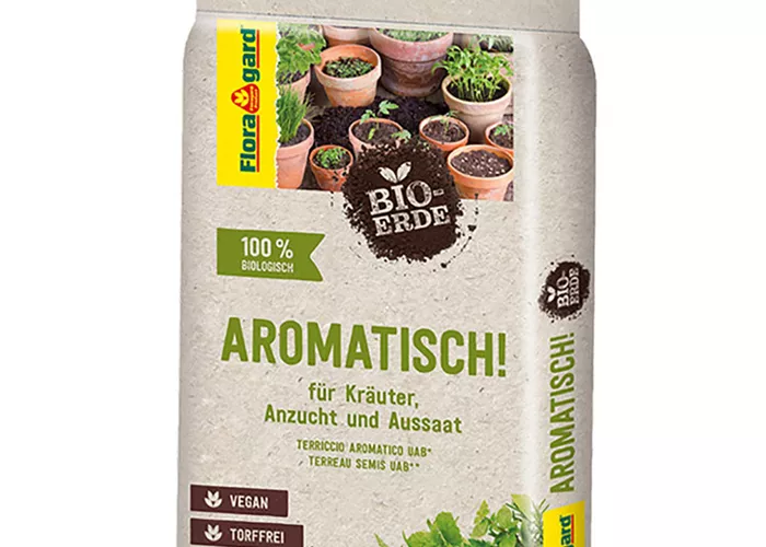 Floragard Bio-Erde Aromatisch mit Tragegriff Floragard Bio-Erde Aromatisch mit Tragegriff