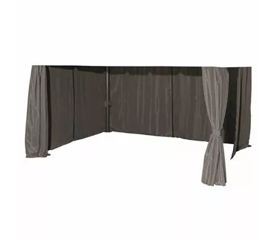 Siena Garden Dubai Seitenteile ohne Fenster 3 x 4 m grau  Siena Garden Dubai Seitenteile ohne Fenster 3 x 4 m grau