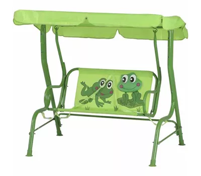 Siena Garden Kinderschaukel Froggy 75x115x118 cm grün