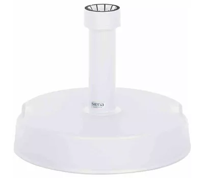 Siena Garden Schirmständer 20 kg, Ø 40x9 cm weiß Kunststoff Siena Garden Schirmständer 20 kg, Ø 40x9 cm weiß Kunststoff