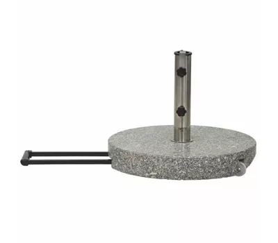 Siena Garden Granitständer Trolley 40kg 50x50x7,5cm Granit  Siena Garden Granitständer Trolley 40kg 50x50x7,5cm Granit