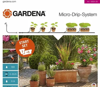 Gardena Bewässerungssystem MDS Start-Set Pflanztöpfe M Gardena Bewässerungssystem MDS Start-Set Pflanztöpfe M