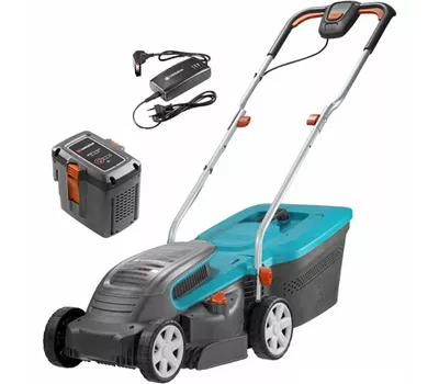 Gardena Akku-Rasenmäher PowerMax Li-40/32 mit 30 l Hardtop-Auffangbehälter Gardena Akku-Rasenmäher PowerMax Li-40/32 mit 30 l Hardtop-Auffangbehälter