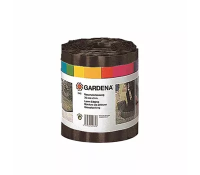 Gardena Beeteinfassung braun 9 m/20 cm hoch  Gardena Beeteinfassung braun 9 m/20 cm hoch