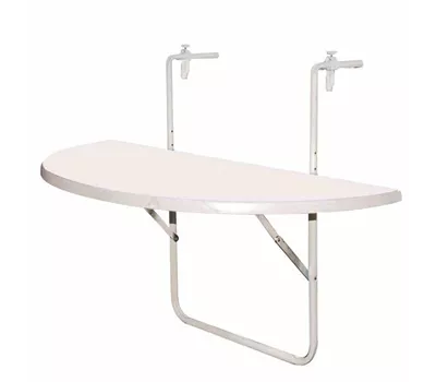 Alco Balkonhängetisch 100 x 50 cm weiß  Alco Balkonhängetisch 100 x 50 cm weiß