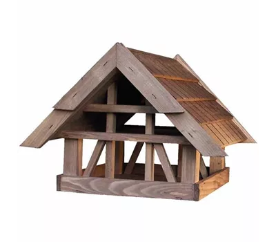 Futterhaus Fachwerkhaus 32x46x46cm Futterhaus Fachwerkhaus 32x46x46cm