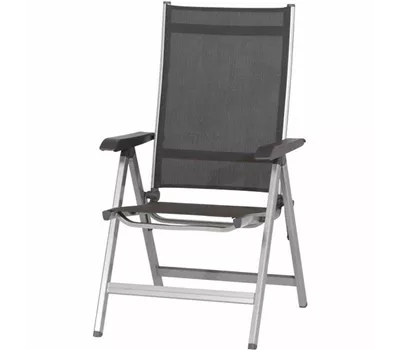 Kettler Klappstuhl Basic Plus Silber-Anthrazit Kettler Klappstuhl Basic Plus Silber-Anthrazit