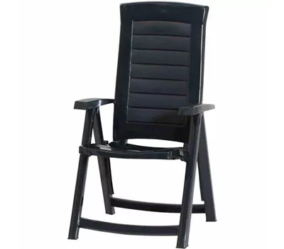 Gartenstuhl Aruba 61 cm x 72 cm x 110 cm grün Kunststoff  Gartenstuhl Aruba 61 cm x 72 cm x 110 cm grün Kunststoff