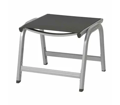 Kettler Hocker Basic Plus Silber/Anthrazit Kettler Hocker Basic Plus Silber/Anthrazit