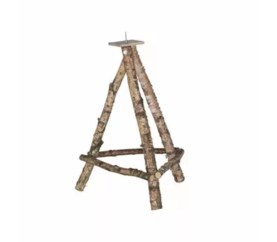 AP.HOSS Birkenholzständer XXL, 100x8-12cm