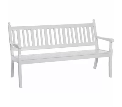 Blome Gartenbank Hohenzollern 3-Sitzer weiß Kunststoff Blome Gartenbank Hohenzollern 3-Sitzer weiß Kunststoff