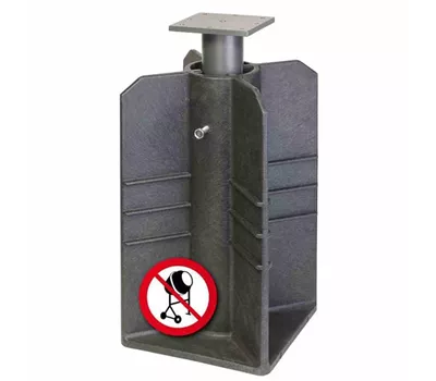 Platinum Bodenhülse für Ampelschirme Schwarz Platinum Bodenhülse für Ampelschirme Schwarz