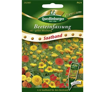 Beeteinfassung-Samen 'Rot-Gelb' Beeteinfassung-Samen 'Rot-Gelb'