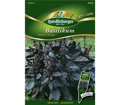 Basilikumsamen 'Moulin Rouge' Basilikumsamen 'Moulin Rouge'