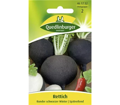 Rettichsamen 'Runder Schwarzer Winter'