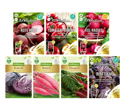 Saatgut Set 'Rote Sorten'  Saatgut Set 'Rote Sorten'