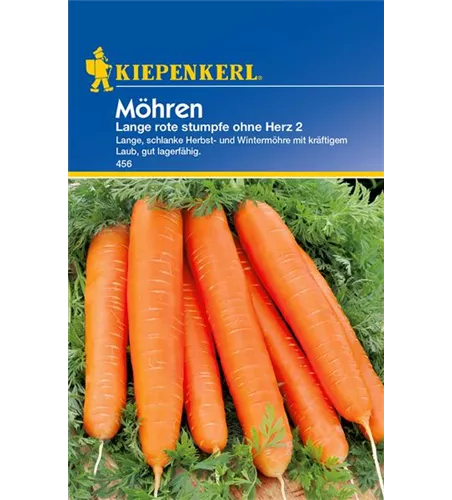 Möhre 'Lange, Rote, Stumpfe ohne Herz 2'