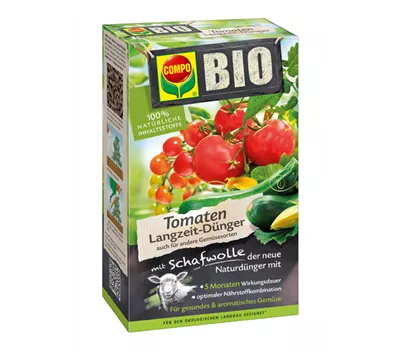 Compo BIO Tomaten Langzeit-Dünger mit Schafwolle 