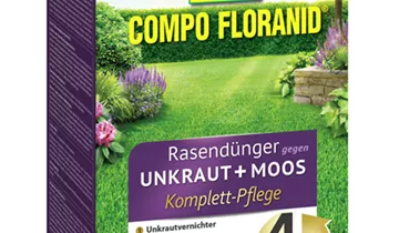 Compo FLORANID Rasendnger gegen Unkraut+Moos Komplettpflege