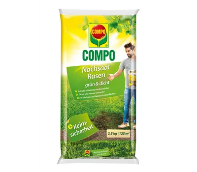 Compo Nachsaat-Rasen grün und dicht  Compo Nachsaat-Rasen grün und dicht