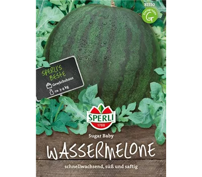 Kompakte Wassermelone 'Sugar Baby' Kompakte Wassermelone 'Sugar Baby'