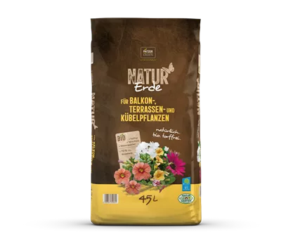 NATUR Erde für Balkon-, Terrassen- und Kübelpflanzen NATUR Erde für Balkon-, Terrassen- und Kübelpflanzen