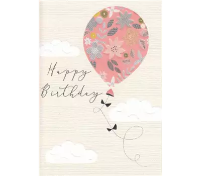 Happy Birthday (Blumenballon)