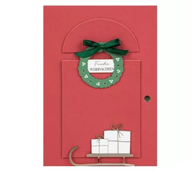 Türkarte Frohe Weihnachten Türkarte Frohe Weihnachten