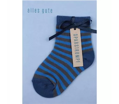 XL Sparstrumpfkarte "Alles Gute"  XL Sparstrumpfkarte "Alles Gute"