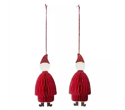 Honeycomb Deco Santa Ruby