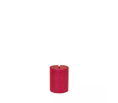 LED pillar candle, Red