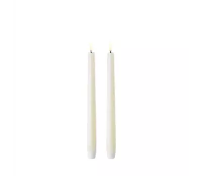LED taper candle, Ivory